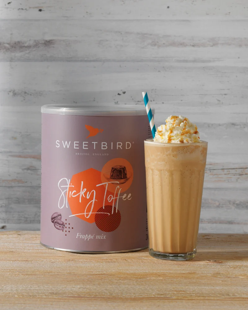 Sweetbird - Sticky Toffee Frappé Mix - 1 kg - Vegetarian