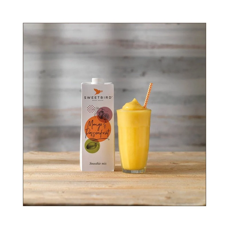 Sweetbird - Mango & Passionfruit Smoothie Mix - 1L - Vegan & Gluten-Free