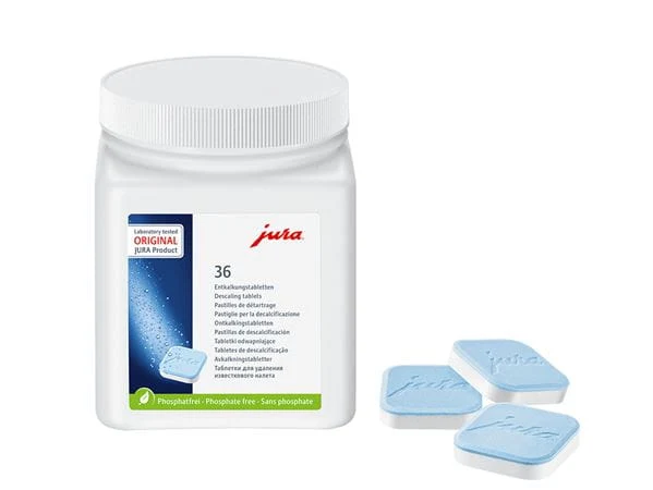 Jura - Pastillas Descalcificadoras para Cafetera - 2 Fases - 36 uds