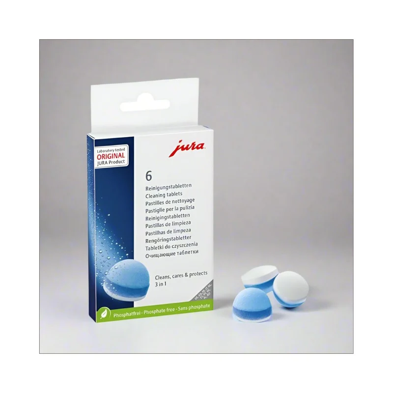 Jura - Cleaning Tablets for Coffee Machines - 6 pcs 3-Phase