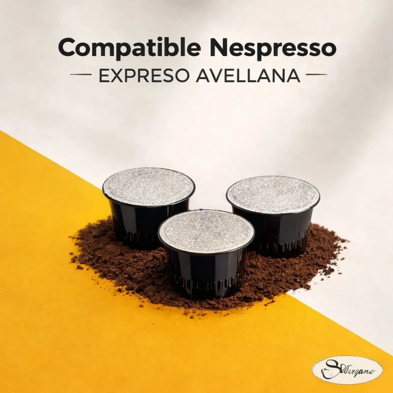 Capsulas compatibles Nespresso Cafe Aromatizado Avellana 50 Unidades por Caja