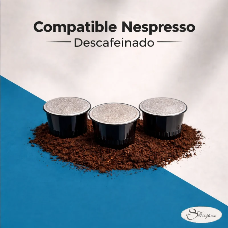 Capsulas compatibles Nespresso Descafeinado, 10 por paquete