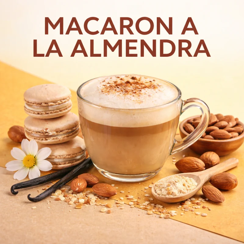 Capsula Compatible Nesspreso Macaron a la Almendra 10 unidades por paquete