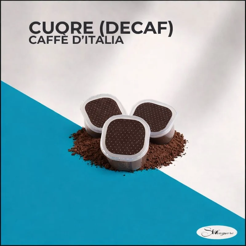 Caja Caffé D'Italia 'Cuore' Descafeinado 50 Unidades