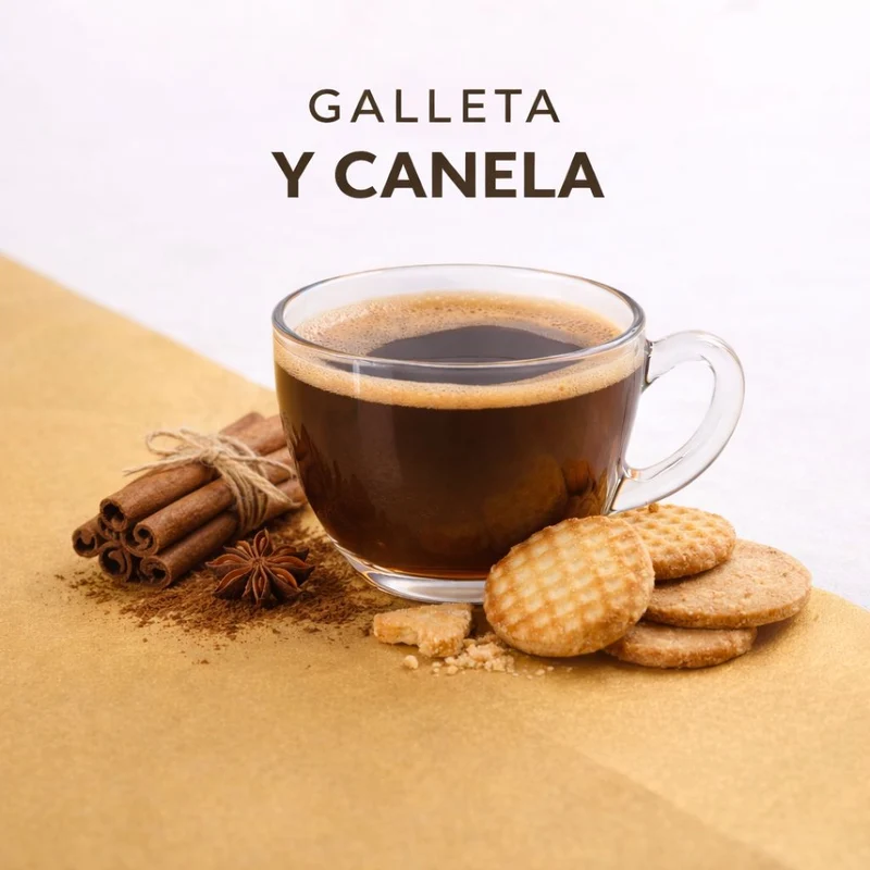 Capsula Compatible Nesspreso Galleta y Canela 10 unidades por paquete