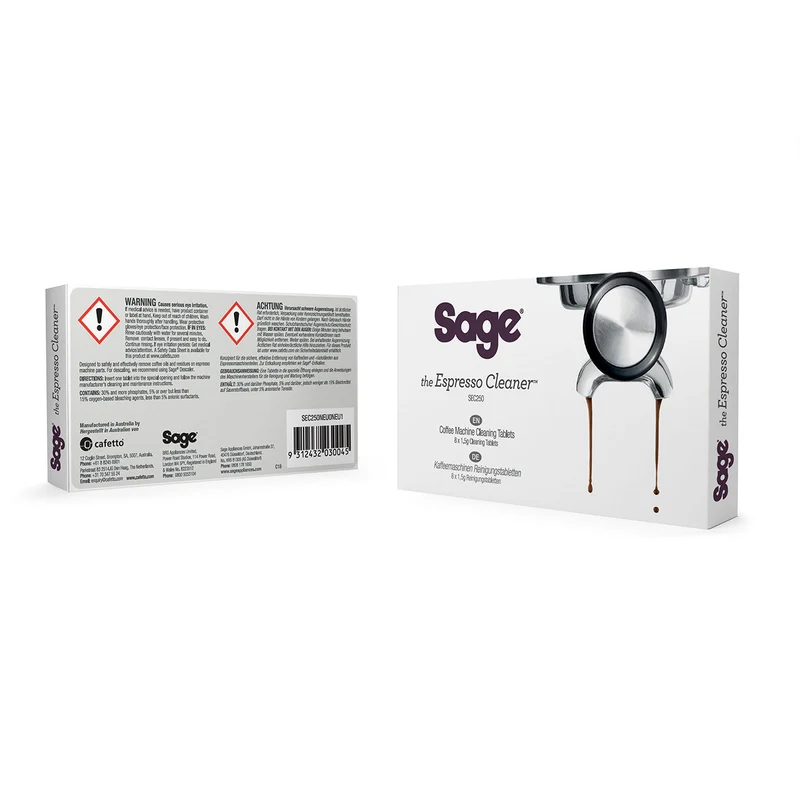 Sage Espresso Machine Cleaning Tablets – 8x1.5 g