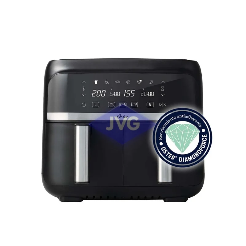 FREIDORA DE AIRE OSTER 3.8 LITROS 1.800W PANTALLA DIGITAL DIAMONDFORCE NEGRO - CKSTAF7MCDDF