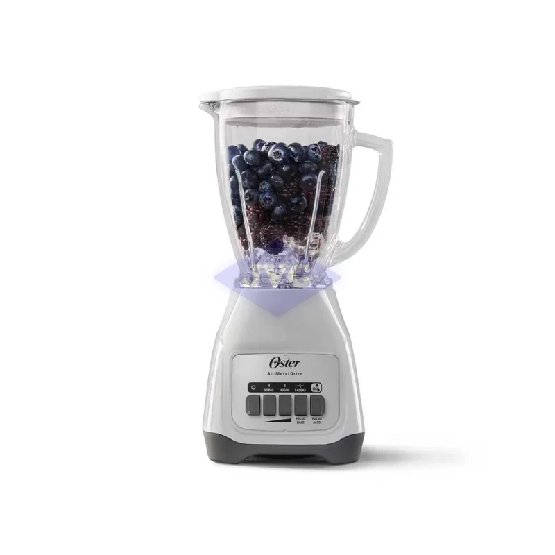 LICUADORA OSTER VASO DE VIDRIO 1.5L 2 VELOCIDADES BLANCA 550W - BLSTKAGWPB