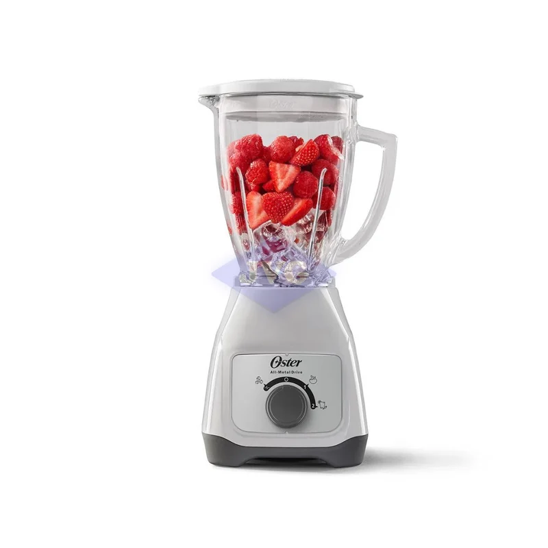 LICUADORA OSTER VASO DE VIDRIO 1.5L 2 VELOCIDADES PULSO BLANCA - BLSTKAGWRD