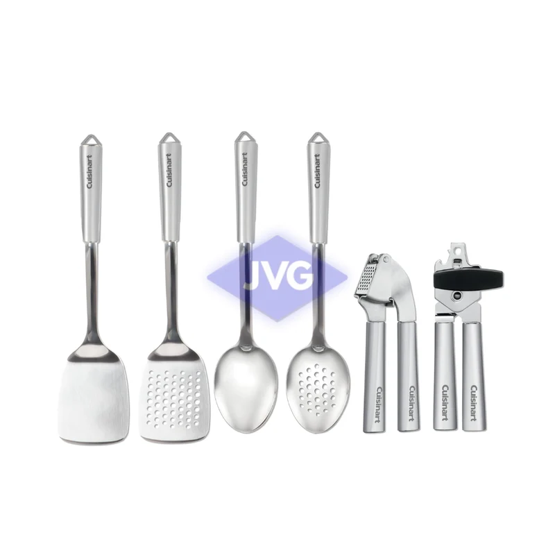 JUEGO DE UTENSILIOS CUISINART 6 PIEZAS ACERO - CTG146PTC