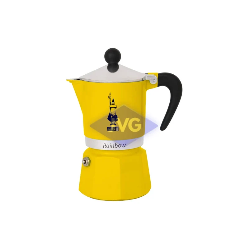 CAFETERA BIALETTI RAINBOW 6 TAZAS AMARILLO - 4983