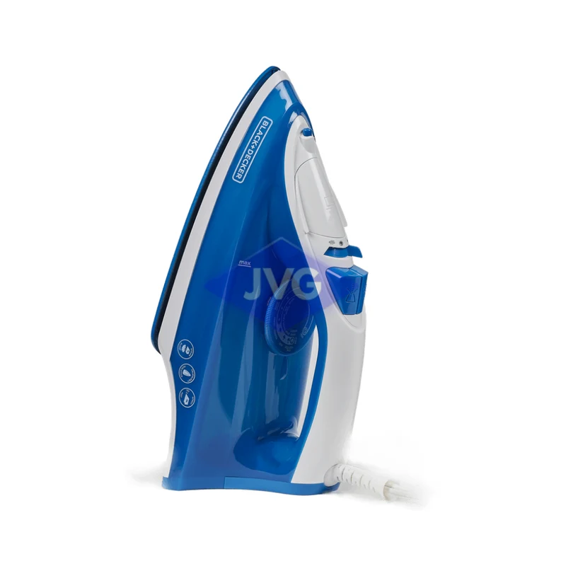 PLANCHA A VAPOR BLACK & DECKER CON ROCIADOR ANTIADHERENTE AZUL - IRBD350
