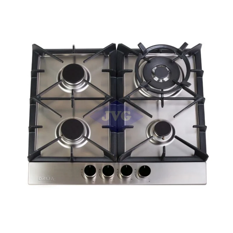 TOPE A GAS DRIJA 4 QUEMADORES 60 CM ACERO INOXIDABLE - MILAN60PRO