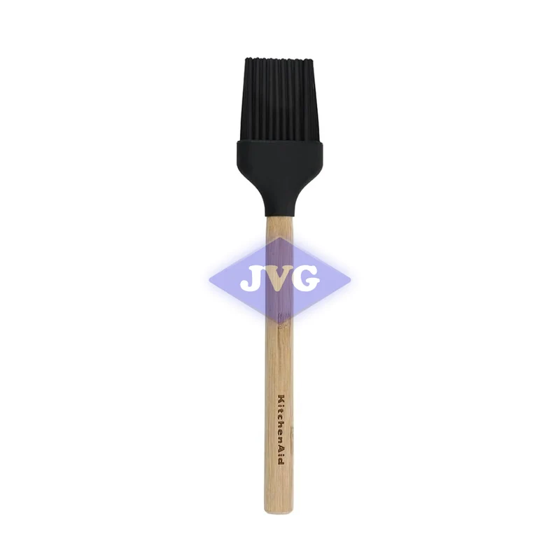 BROCHA DE SILICON KITCHENAID MANGO DE BAMBU 22 CM - KQG641OHOBE
