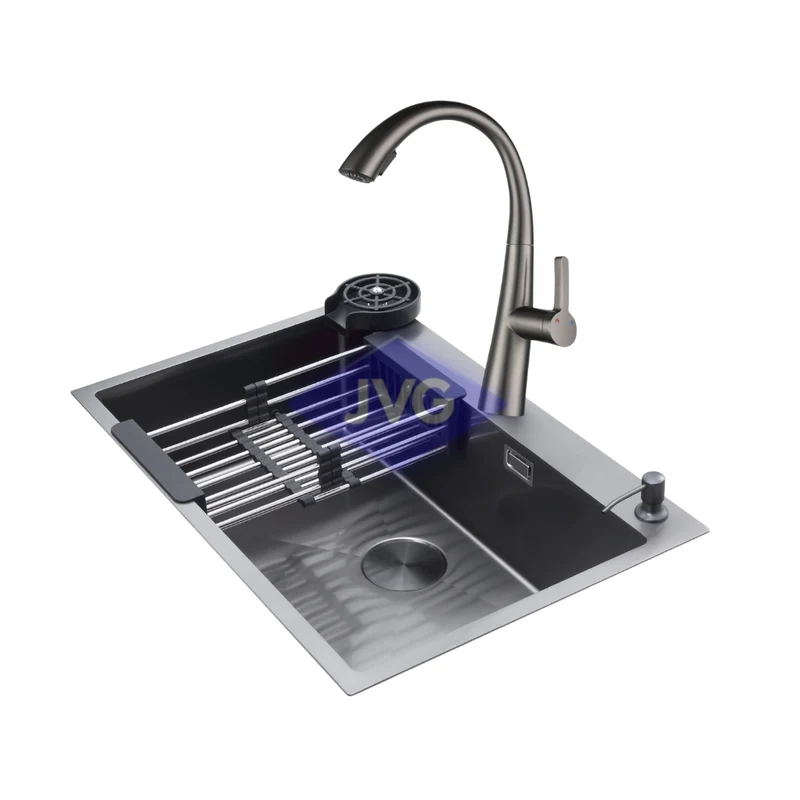 FREGADERO DRIJA 1 TINA 84X51X22 CM CON KIT ACERO - BOLONIA84
