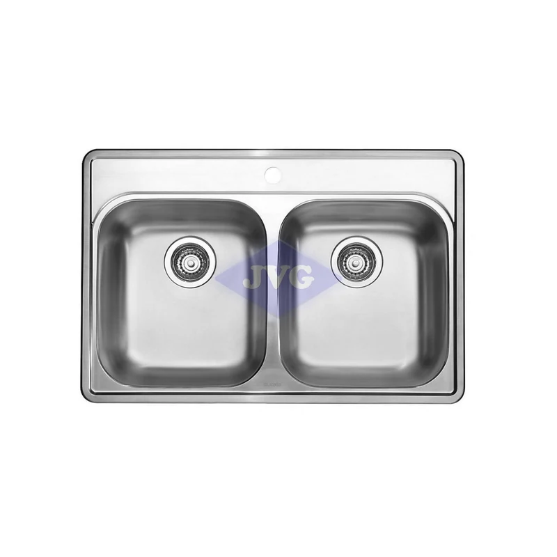 FREGADERO KINDRED 2 TINAS REINA ACERO INOXIDABLE - QDL203181