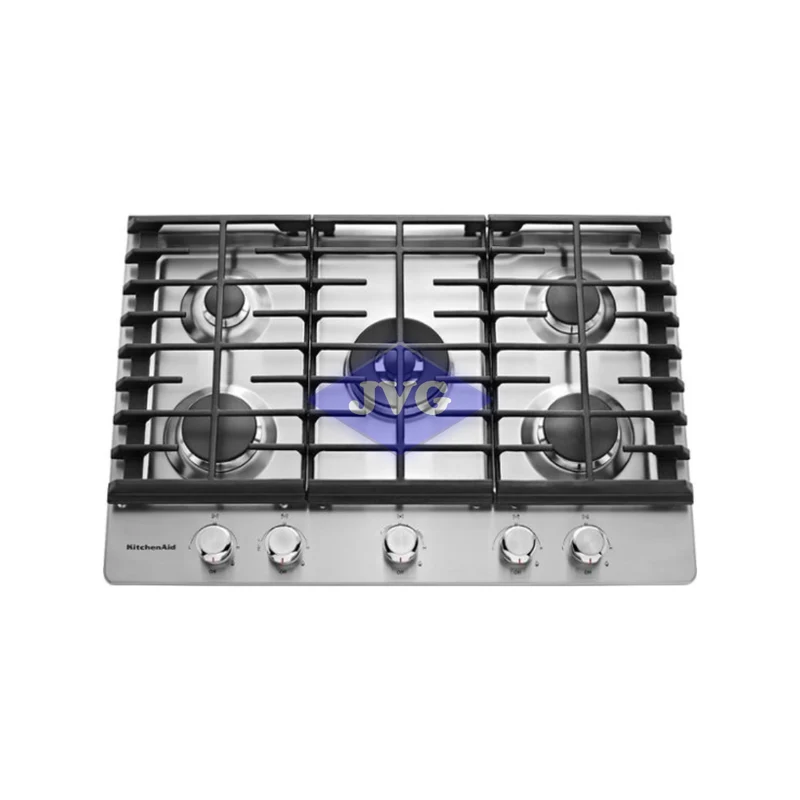 TOPE A GAS KITCHENAID 5 HORN ACERO 30" - KCGS550ESS