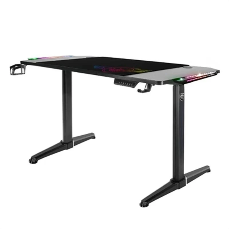 Escritorio Spirit of Gamer Headquarter 800 Madera MDF Negro 140 x 60 cm