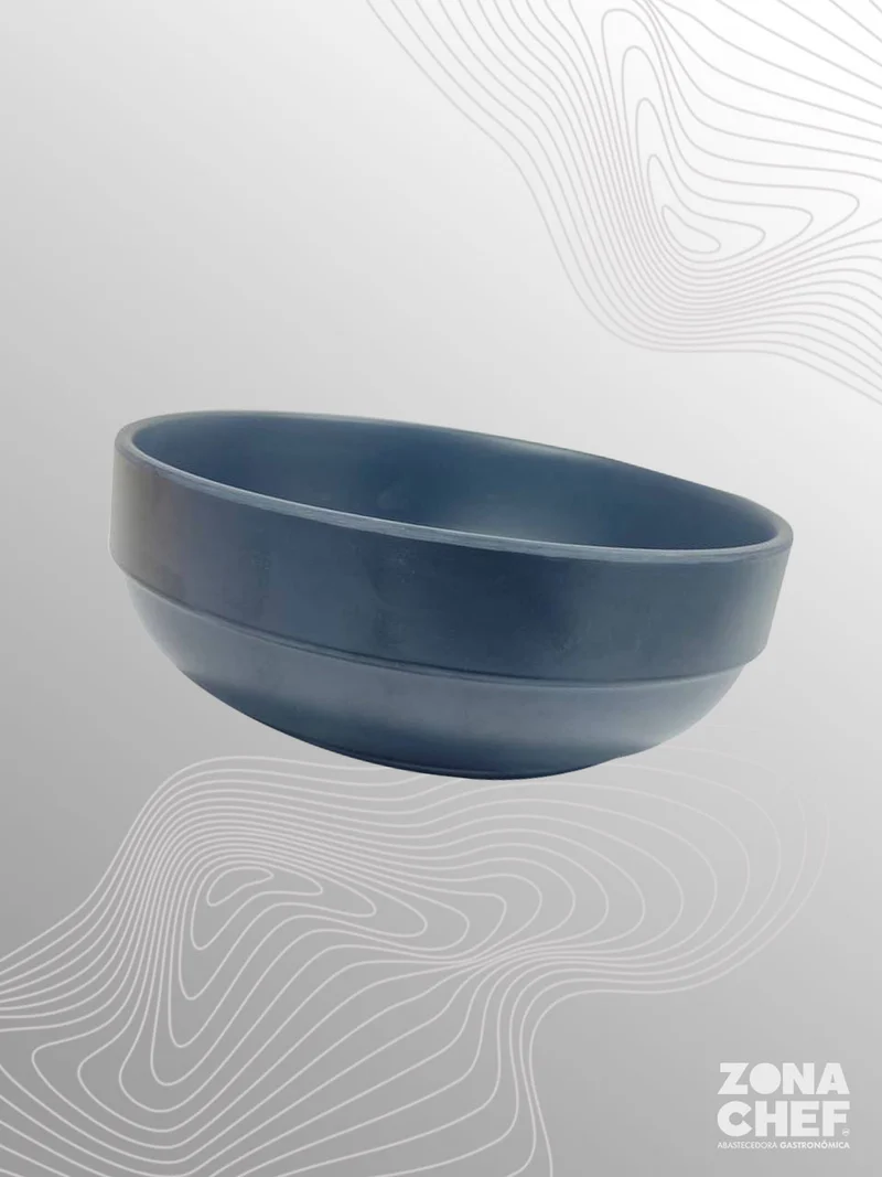 Linea Melamina NEGRA MATE Bowl Embrocable de 500ml Anf
