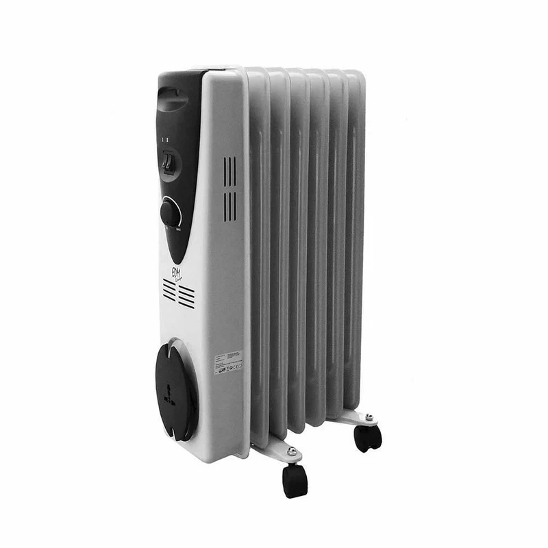 Radiador de aceite (7 cámaras) EDM 07121 Blanco 1500 W