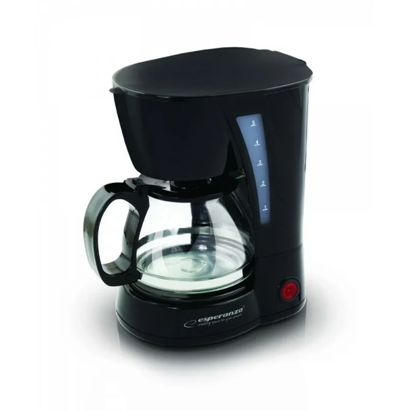 Cafetera Eléctrica Esperanza EKC006 Negra 650 W 0,6 L