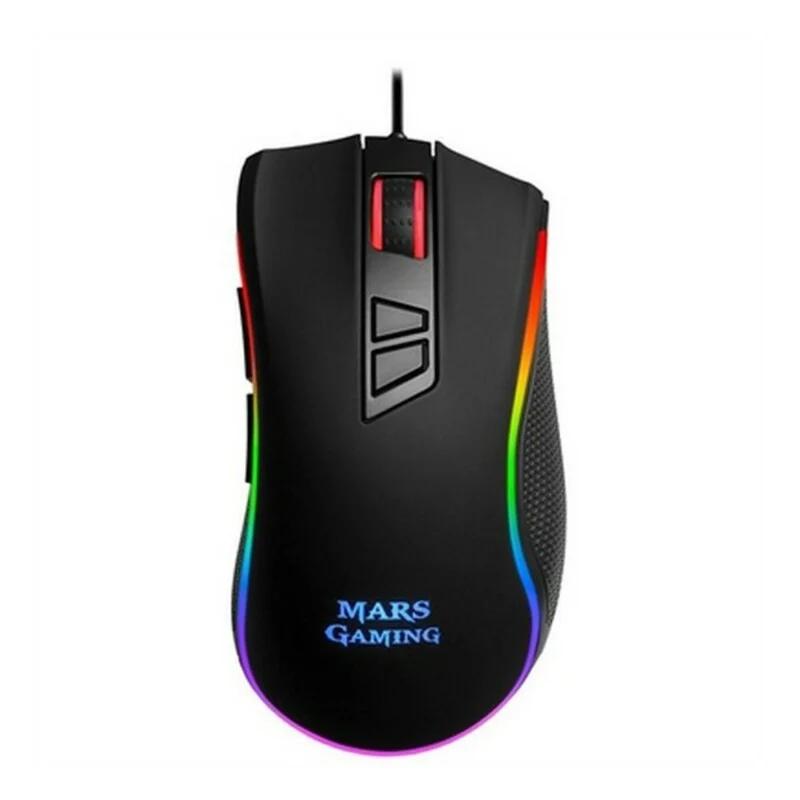 LED Gaming Mouse Mars Gaming MM218 10000 dpi Negro
