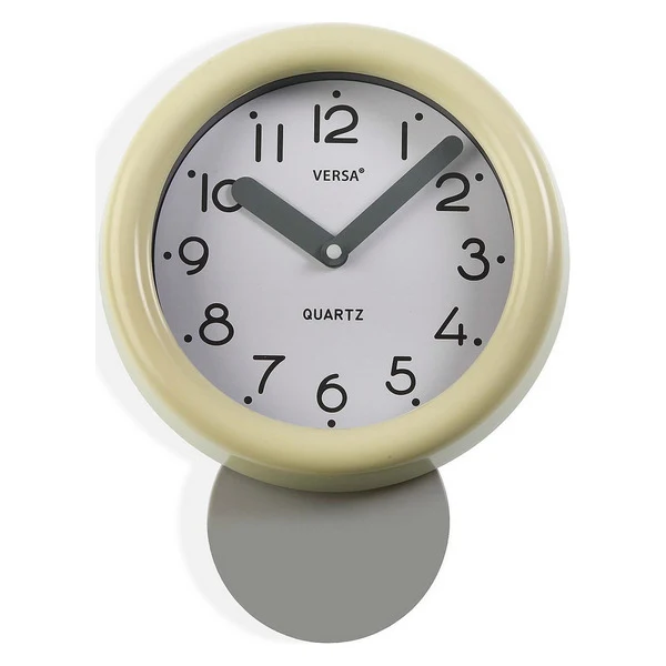 Reloj de pared de plástico (5 x 26,5 x 19,5 cm)