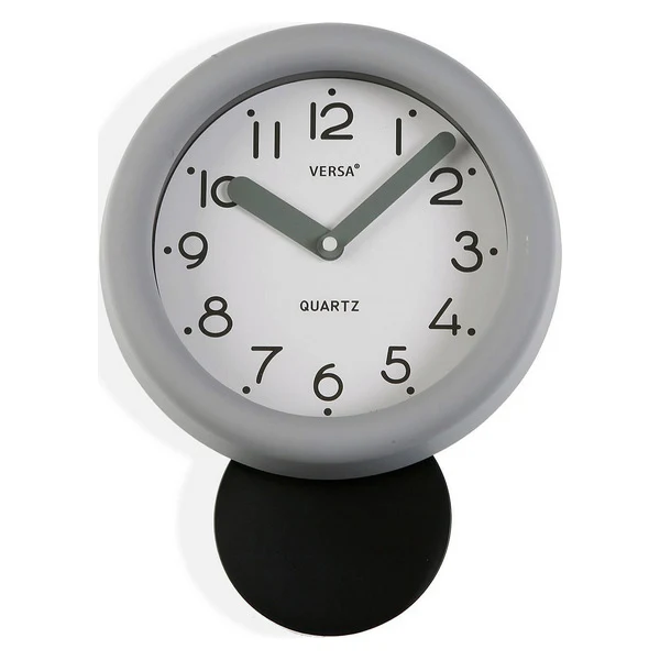 Reloj de pared de plástico (5 x 26,5 x 19,5 cm)