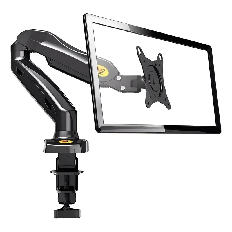 Soporte De Brazo Monitor A Escritorio Nb F80 17 A 27pulgadas Negro
