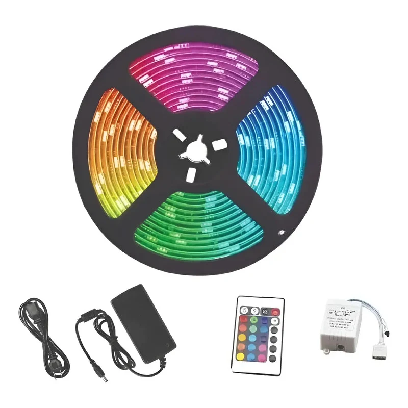 Cinta Led Rgb Multicolor X 5 Metros Con Bluetooh Multicolor 12v