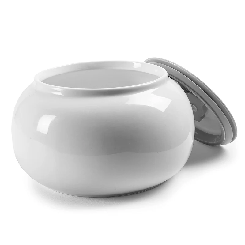 Duronic P1YM1 Bol de cerámica de 1.5 L para yogurteras YM1 y YM2 | Ideal para hacer yogur casero