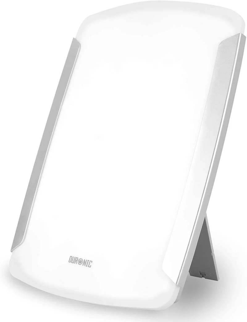 Duronic SADV1 Lámpara de Luz Natural para fototerapia | Simula luz natural | Tratamiento para el Trastorno Afectivo Estacional TAE | 10.000 Lúmenes LED | Certificado Europeo 93 42 CEE por Médicos