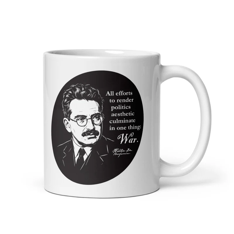 Walter Benjamin Quote - Mug