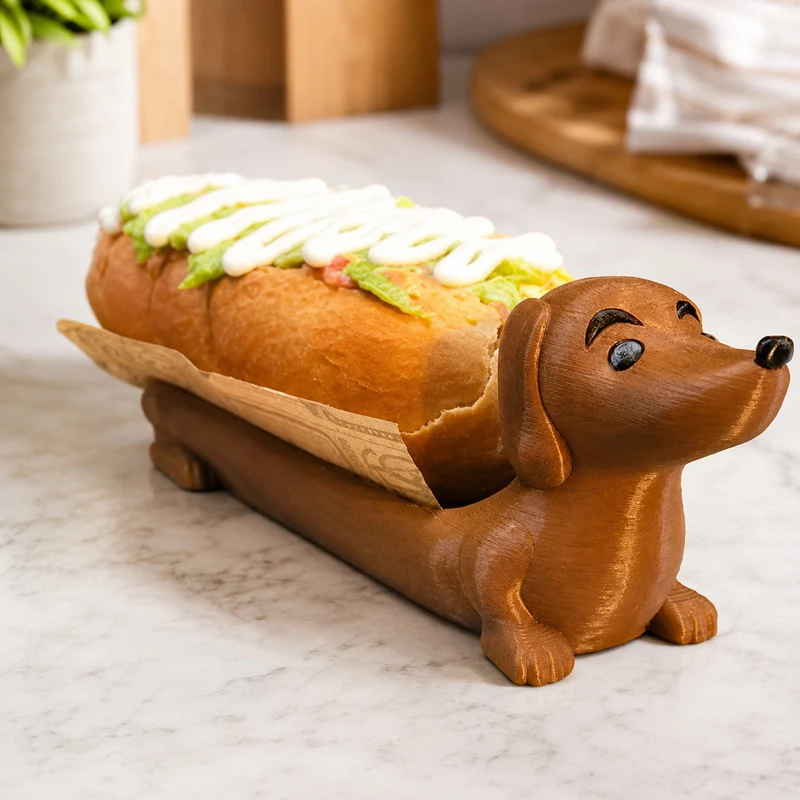 Dachshund Hot Dog Serving Plate