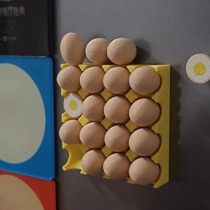Magnetic Egg Carton Refrigerator Organizer