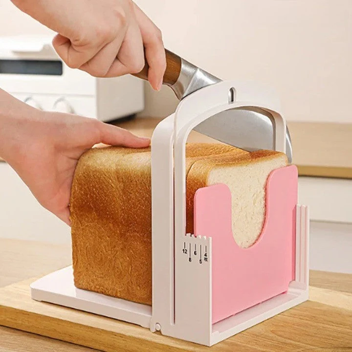 Slice Right Bread Cutting Toast Slicer Stand