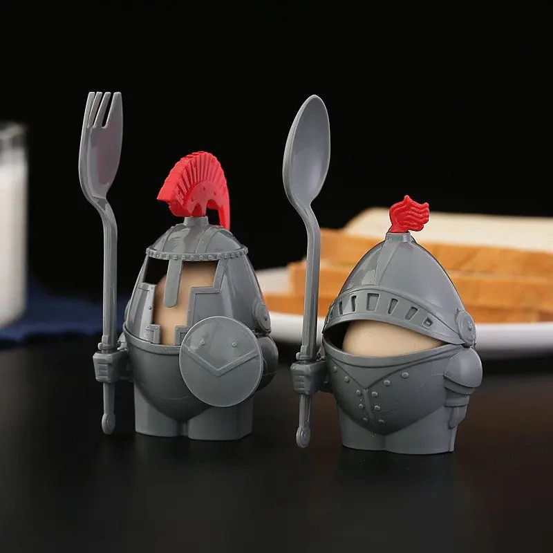 Medieval Knight Armor Egg Holder Set