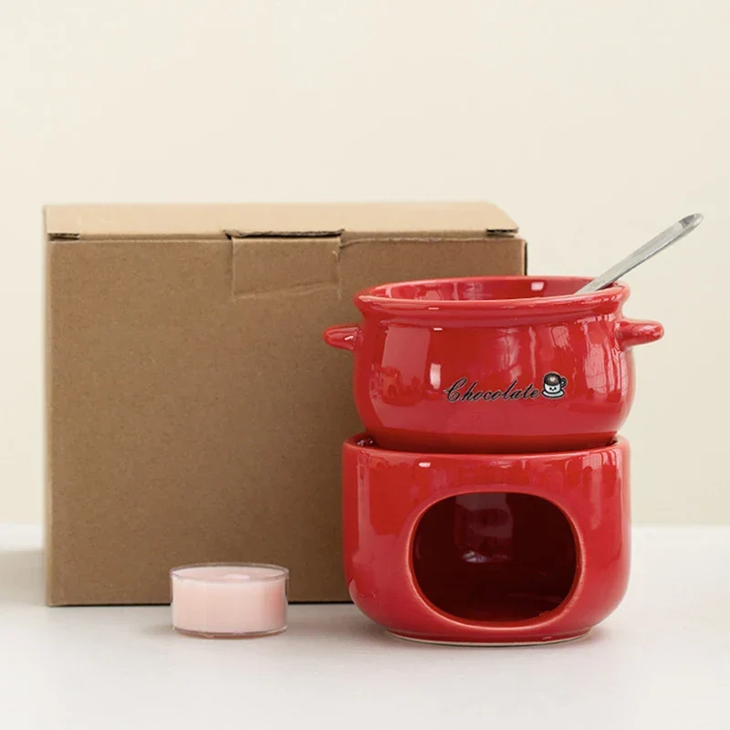 Warm Dip Chocolate Cheese Fondue Pot