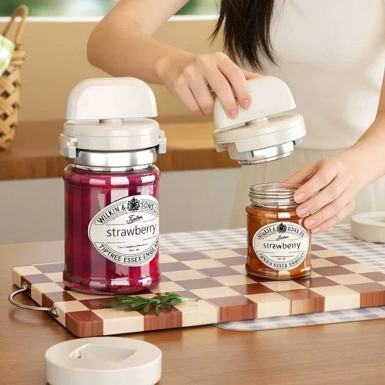 Grip-Free Magnetic Jar Opener