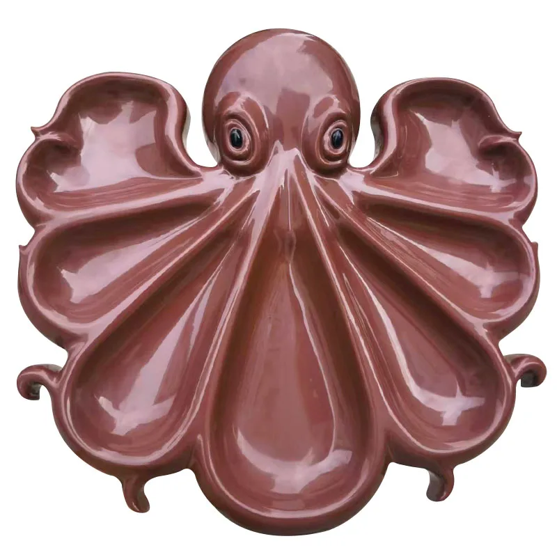 Octopus Shape Wooden Serving Board
