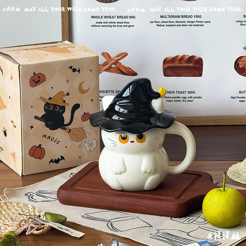 Midnight Witch Cat Mug