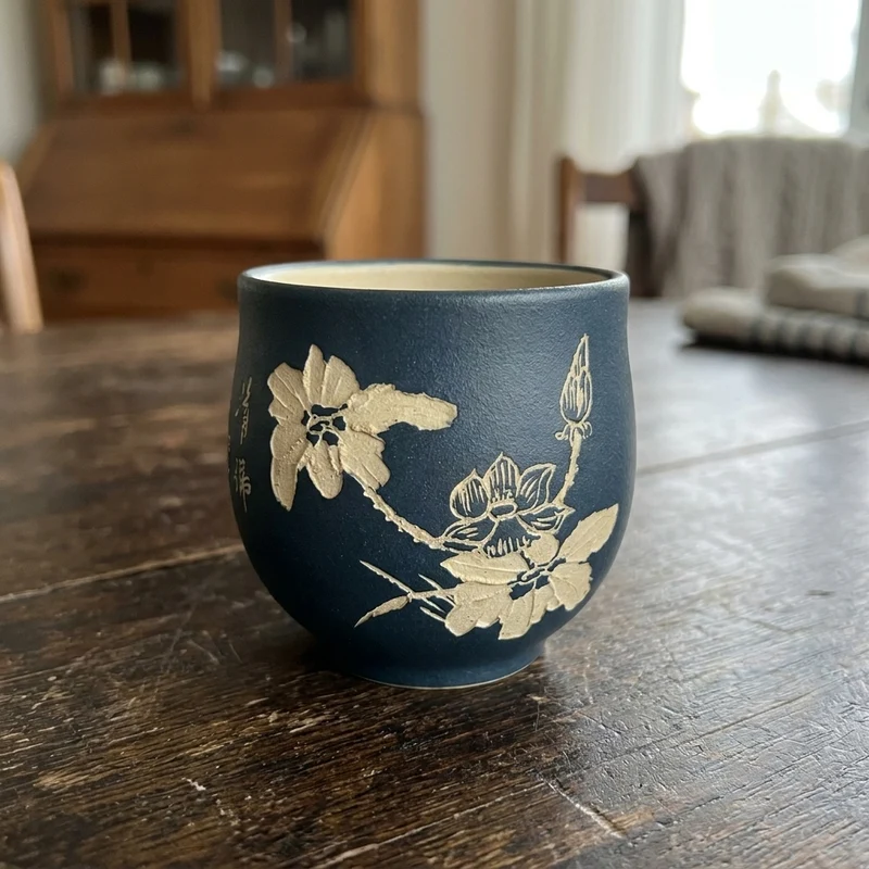 Handmade Landscape Pattern Chinese Tea Cup
