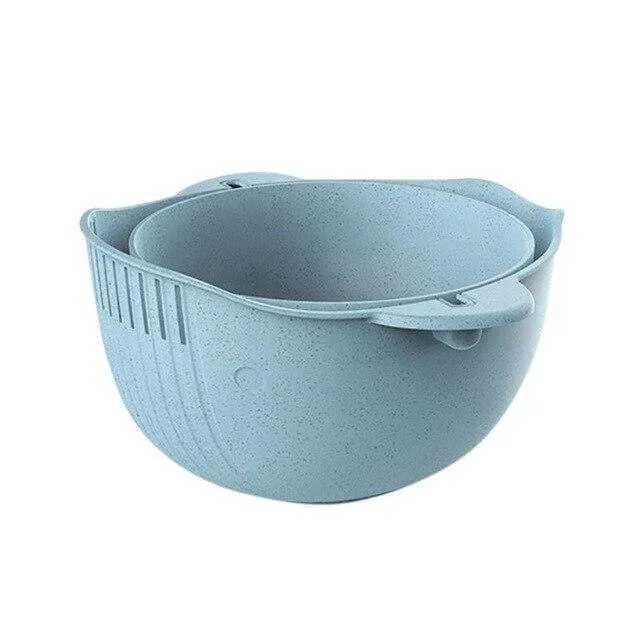 Multifunctional Double-Layer Drain Basket