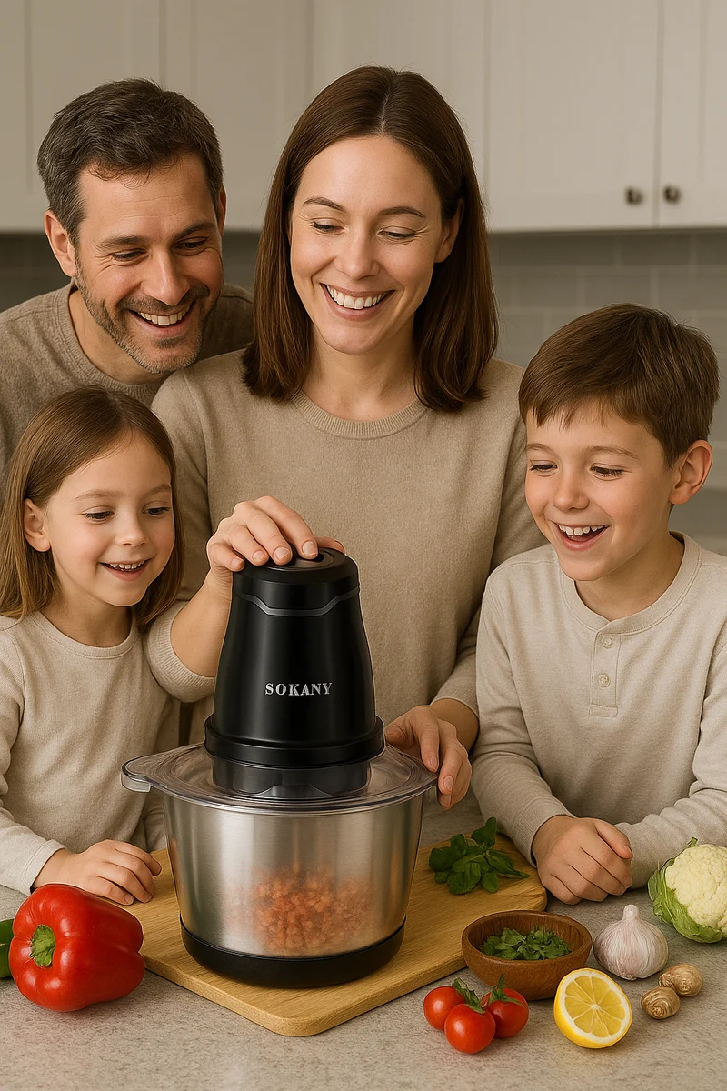 QuickChop® PICADORA ELECTRICA DE ALIMENTOS 2L