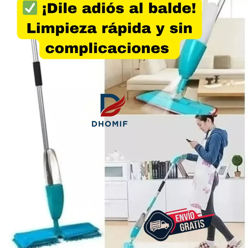 SpryMop® TRAPEADOR CON ROCIADOR SPRAY