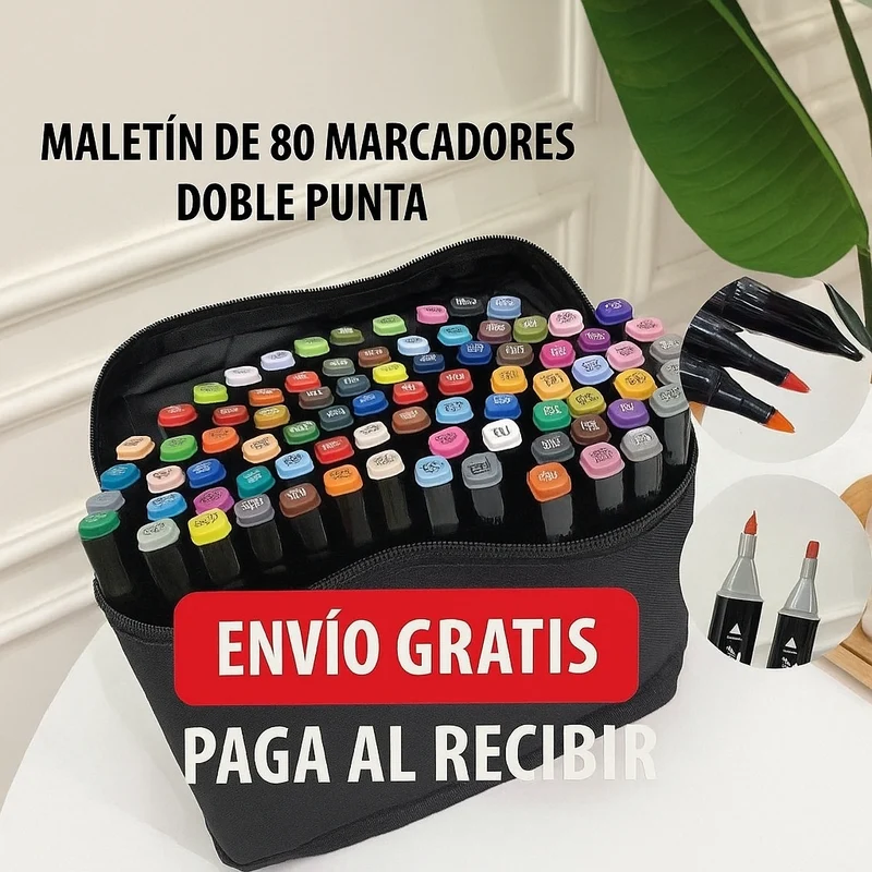 DuoMark® Marcadores doble Punta kit 80 unidades