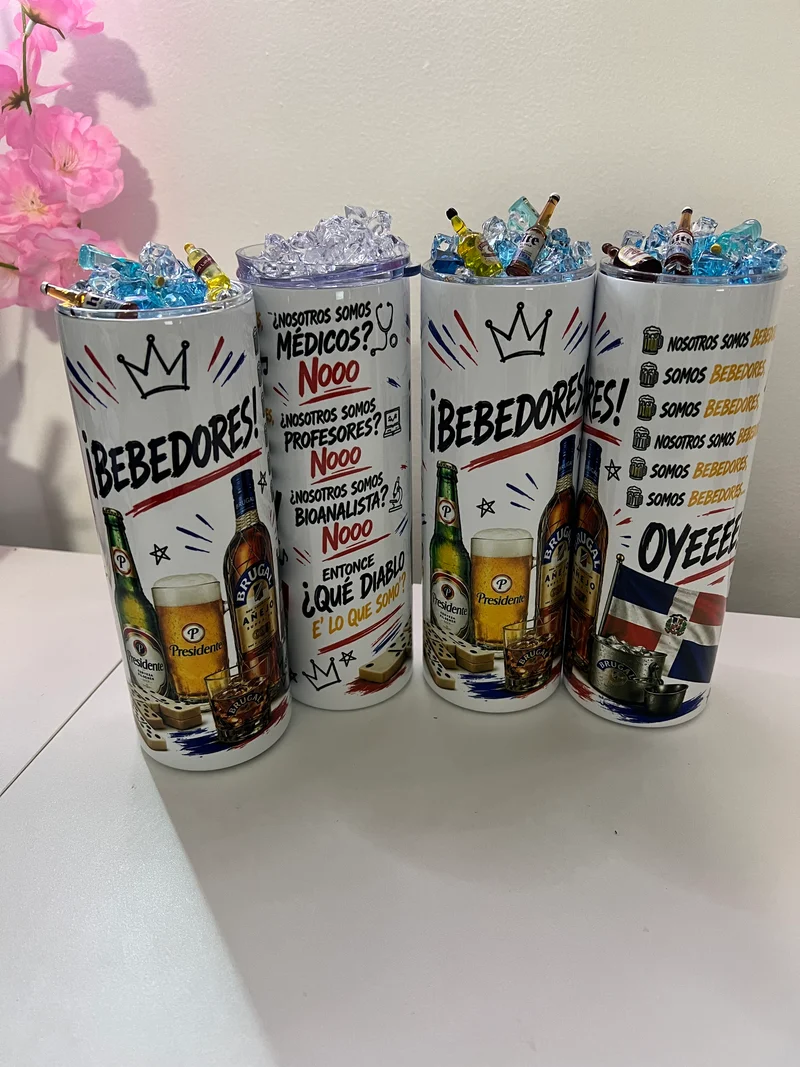 Tumbler 20 oz somos bebedores!