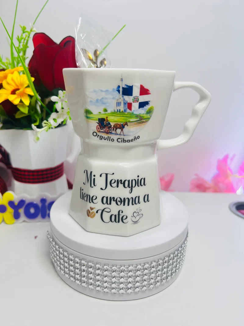 Mug coffe orgullo cibaeño!🇩🇴
