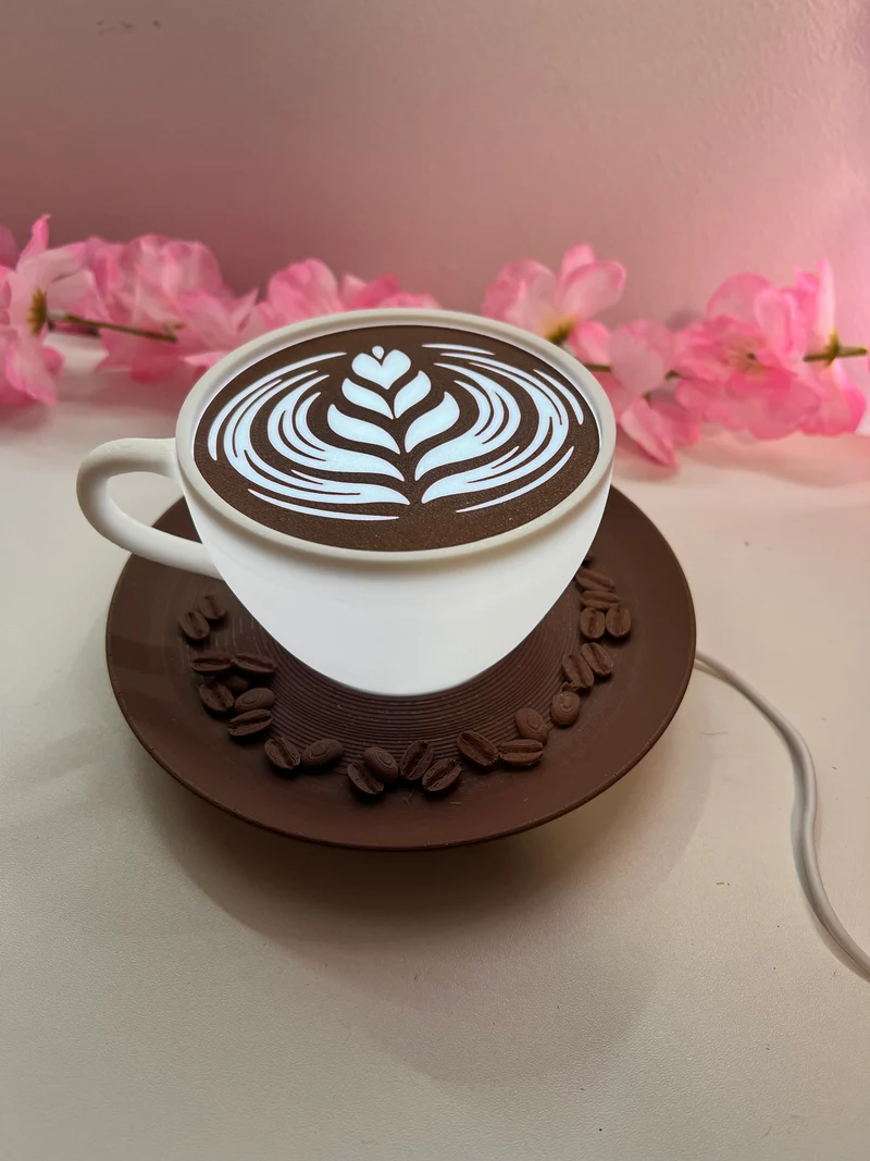 Lámpara luz led, estilo taza!