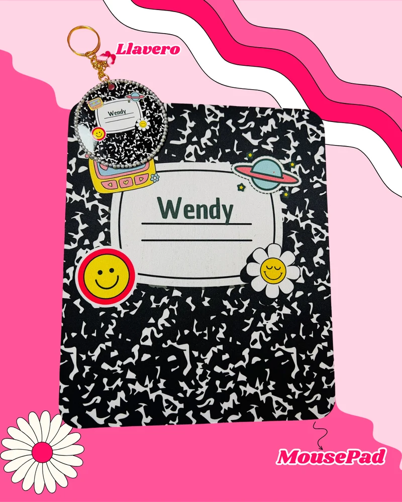 Set mouse pad, llavero Teachers!